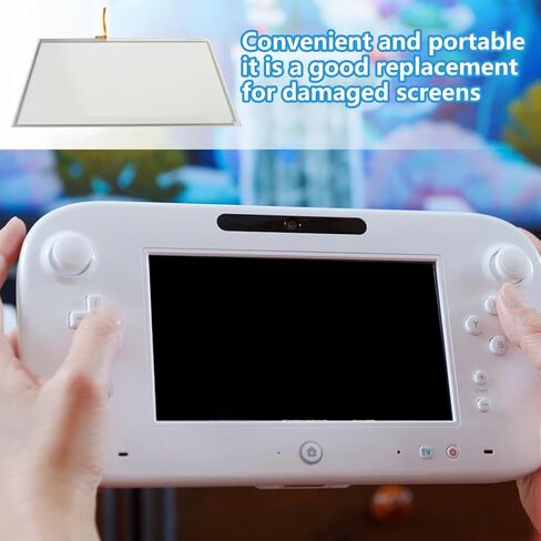 Touch Screen TouchScreen Digitizer Compatible for Nintendo Wii U GamePad,GRABOTE Replacement in Saudi Arabia