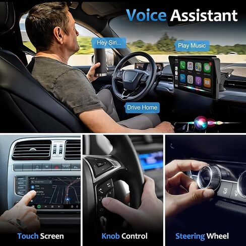Wireless Carplay Adapter for Peugeot 5008 2017 2018 2019 2020 2021 2022 2023 2024, Carplay Wireless Adapter Convert Wired CarPlay to Wireless Plug & Play Fast Stable Connection,A-Black in Saudi Arabia