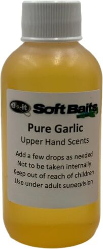 Super Concentrated Upper Hand Scents for Soft Plastic Lures 5.5oz - 5 Flavors - Hawg Sauce, Hawg & Anise, Pure Garlic, Pure Anise, and Triple Threat in Saudi Arabia