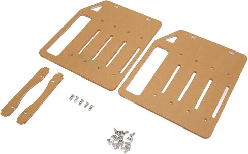 Drfeify Accurate Mounting Hole DIY Hard Drive Rack for Desktop, Acrylic Material with Multi Layer Support, Widely Used for DIY Enthusiasts, 3.5inch Hard Drive (4 Layers) in Saudi Arabia