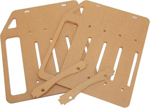 Drfeify Accurate Mounting Hole DIY Hard Drive Rack for Desktop, Acrylic Material with Multi Layer Support, Widely Used for DIY Enthusiasts, 3.5inch Hard Drive (4 Layers) in Saudi Arabia