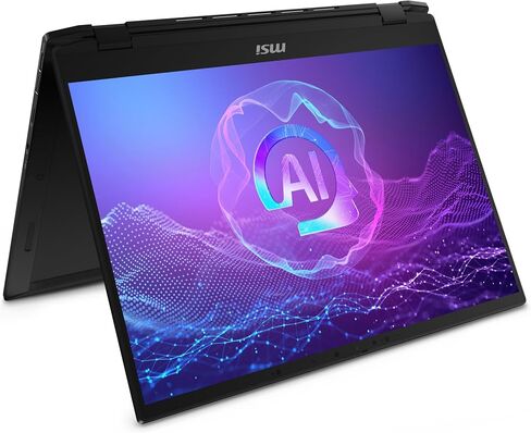 MSI Summit A16 AI+ (2025) 16" QHD+ 165Hz 2-in-1 Touchscreen Laptop: AMD Ryzen AI 9-365, Radeon Graphics, 32GB LPDDR5x, 1TB NVMe SSD, 360 Flip, Pen, Win 11 Home: Ink Black A3HMTG-205US in Saudi Arabia