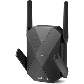 LNN AX1800 WiFi 6 Extender, Gigabit Ethernet Port, Dual-Band 2.4/5GHz Signal Booster Repeater, Up to 1.8Gbps, Covers 1500 Sq. Ft, Multi-Devices, App-Free Setup, AP Mode in Saudi Arabia