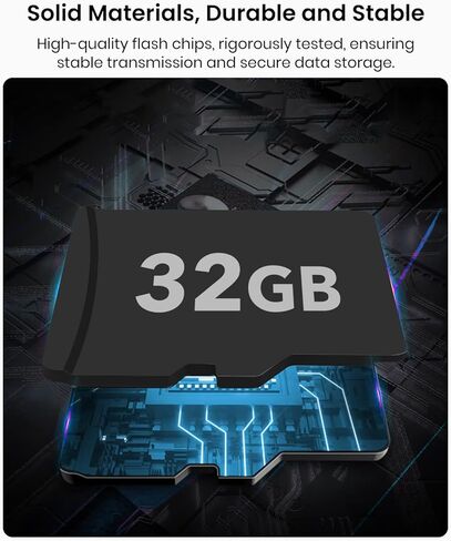 بطاقة Misstech Micro SD بسعة 32 جيجابايت، متوافقة مع كاميرات Trail، فئة السرعة 10 وU1 مثالية لتسجيل وعرض مقاطع الفيديو عالية الدقة (FHD) in Kuwait