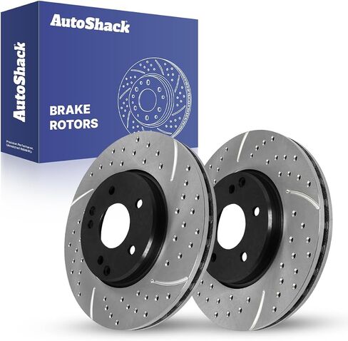 AutoShack Brake Rotors Front Brake Rotor Replacement Kit for Chrysler Crossfire Mercedes SLK300 CLK320 E320 CLK430 C320 E430 SLK320 C240 E300 C280 C350 2006-2008 SLK280 2006-2009 CLK350 RWD R44103PR in Saudi Arabia