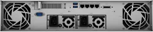 Synology RackStation RS1221RP+ NAS Server with Ryzen 2.2GHz CPU, 32GB Memory, 80TB HDD Storage, 4 x 1GbE LAN Ports, Redundant Power, DSM Operating System Bundle with Rail kit in Saudi Arabia