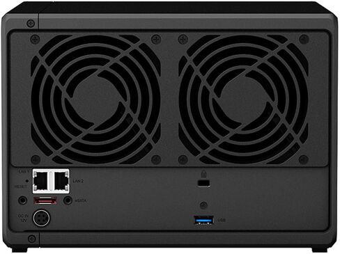 Synology DiskStation DS1019+ iSCSI NAS Server with Intel Celeron Up to 2.3GHz CPU, 8GB Memory, 10TB HDD Storage, DSM Operating System in Saudi Arabia