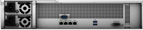 خادم Synology RackStation RS2421RP+ NAS مع وحدة المعالجة المركزية Ryzen 2.2 جيجا هرتز، وذاكرة 32 جيجا بايت، وسعة تخزين 96 تيرابايت HDD، و4 منافذ LAN بسرعة 1 جيجابت، وطاقة زائدة، وحزمة نظام تشغيل DSM مع مجموعة السكك الحديدية in Saudi Arabia