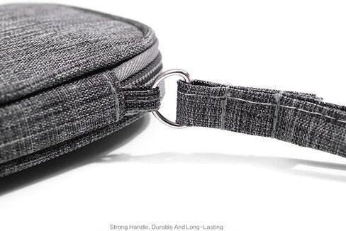 Portable Cable Management Bag‌ – Zippered Multi-Layer Storage Protects Devices from Scratches & Drops - Black in Saudi Arabia