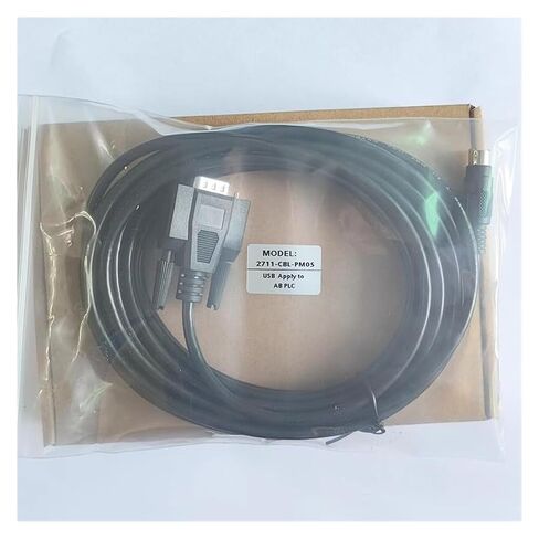 AICNRUT 2711-CBL-PM05 كابل بيانات كابل اتصال PLC متوافق مع كابل برمجة تصحيح الأخطاء لأجهزة الأتمتة الصناعية تدعم نماذج PLC متعددة in Kuwait