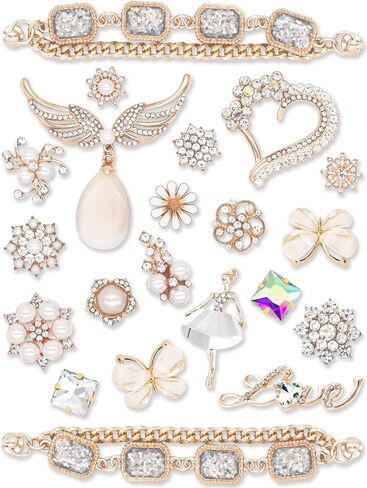 Acwenie Bling Shoe Charms إكسسوارات المجوهرات لتزيين حفلات النساء والفتيات وهدايا عيد الميلاد in Kuwait