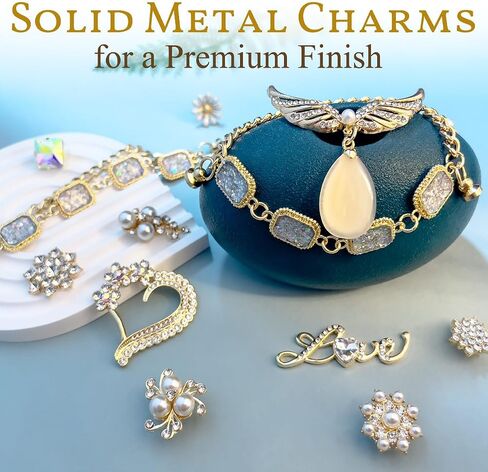Acwenie Bling Shoe Charms إكسسوارات المجوهرات لتزيين حفلات النساء والفتيات وهدايا عيد الميلاد in Kuwait