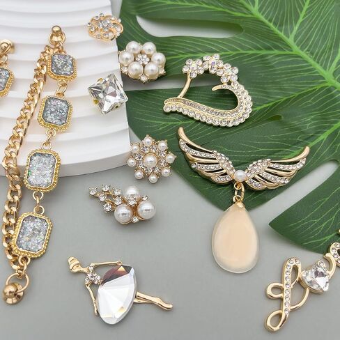 Acwenie Bling Shoe Charms إكسسوارات المجوهرات لتزيين حفلات النساء والفتيات وهدايا عيد الميلاد in Kuwait