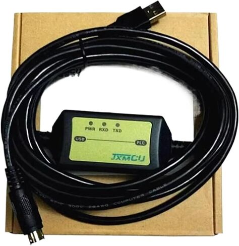 1PC Programming Cable for Q Series Round Mouth 6 Pin Mouth USB-QC30R2 in Saudi Arabia