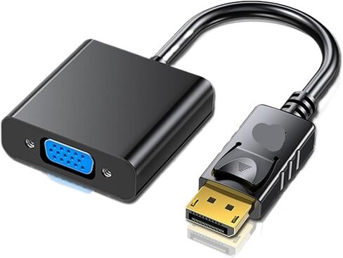 1080P DisplayPort DP to V/GA Adapter Cable Male DP to Male V/GA Converter Adapter for TV Box Projector PC DisplayPort Cable in Saudi Arabia