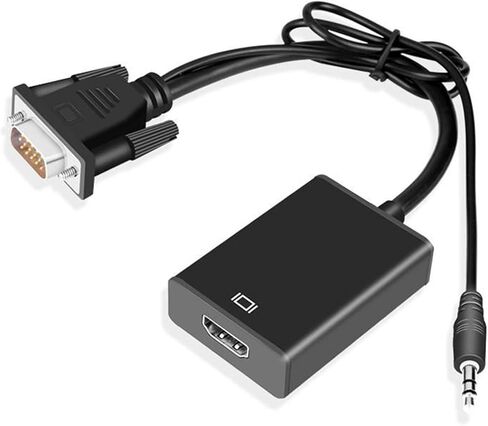 V/GA to HDMI Converter HD Video Cable Adapter Suitable for Computer TV Projector Input and Output Signal Equipment in Saudi Arabia