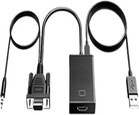 V/GA to HDMI Converter HD Video Cable Adapter Suitable for Computer TV Projector Input and Output Signal Equipment in Saudi Arabia