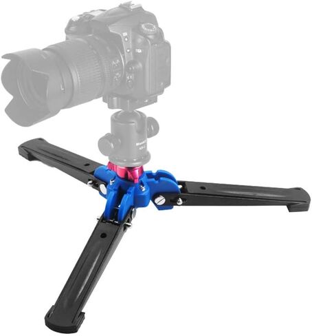 Akozon حامل ثلاثي القوائم صغير Monopod قاعدة محمولة مدمجة بثلاثة أرجل حامل دعم مع برغي 3/8 للتصوير الفوتوغرافي لكاميرا DSLR in Saudi Arabia