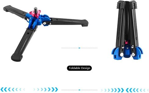 Akozon حامل ثلاثي القوائم صغير Monopod قاعدة محمولة مدمجة بثلاثة أرجل حامل دعم مع برغي 3/8 للتصوير الفوتوغرافي لكاميرا DSLR in Saudi Arabia