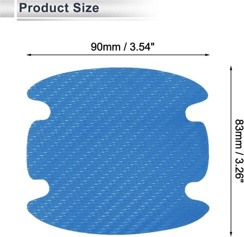 1 مجموعة مقبض الباب العالمي ملصق مضاد للخلاق 83x90mm مقبض الباب التلقائي in Saudi Arabia