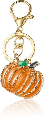 Pumpkin Keychain Halloween Keychain Pumpkin Bag Charms Halloween Charms for Purse in Saudi Arabia