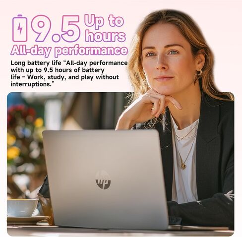 HP 2025 17.3″ FHD Laptop Computer, Intel 8-Core Processor, Windows 11 Pro, Copilot AI, Up to 9.5H Battery Life for Student & Business, Wi‑Fi 6, Bluetooth 5.4, with Accessories Kit (32GB RAM | 1TB SSD) in Saudi Arabia