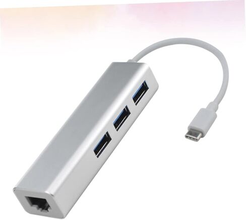 Housoutil 100m Type-c to Ethernet Adapter USB Hub No Driver Installation Required Compatible Data Transmission White in Saudi Arabia