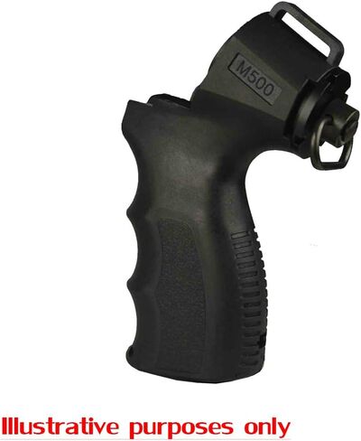 غطاء نهاية GOTICAL مع زر ضغط قابل للفصل دوار لمقبض Mossberg 500 الملولب، متين ومادة مع مفتاح ربط مجاني متضمن in Kuwait