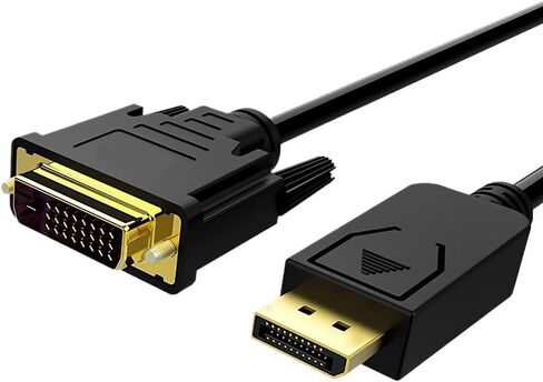 محول pl-UG مطلي DP إلى VGA/DVI D/HDMI كابل طويل للتلفزيون والكمبيوتر 4K 1080P HD Displayport Display Port محول (DP إلى HDMI) in Kuwait