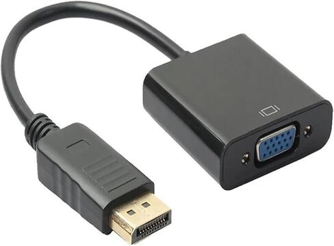 DP DisplayPort to V/GA DVI HDMI-Compatible Converter Video Cable Display Port D-Sub Adapter 1080P 720P HDTV M>oni>tor PC(DP to HDTV) in Saudi Arabia