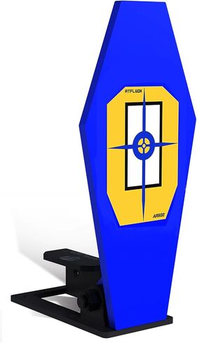 Atflbox 3/8'' AR500 Auto Reset Target, 12.5x6 inch Classic Popper Steel Shooting Target for Shooting Range, Suitable for Pistol, Rifle, Handgun, Shotgun, Rimfire in Saudi Arabia