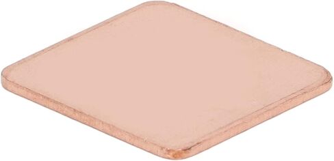 100Pcs Pure Copper Heatsink No Burr Red Copper Plate Cooler Heat Sink Thermal Pad Shim for Phone PC Laptop Graphics Card CPU VGA RAM Heat Dissipation (15 * 15 * 1.0MM) in Saudi Arabia