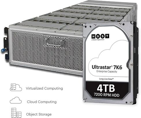 HGST Ultrastar 7K6000 HUS726040ALE610 (0F23005) 4 TB 7200 RPM SATA 6Gb/s 3.5-Inch Internal Hard Drive (Renewed) in Saudi Arabia