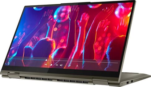 لاب توب لينوفو يوجا 7 2 في 1، انتل 4-كور i7-1165G7، شاشة لمس 15.6 بوصة فل اتش دي اي بي اس، انتل ايريس اكس ايه جرافيك، 12 جيجا DDR4 512 جيجا اس اس دي، لوحة مفاتيح بإضاءة خلفية، بصمة الإصبع، ثاندربولت 4، واي فاي 6، ويندوز 11 برو in Kuwait