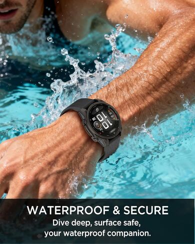 سوار سيليكون Miimall لـ Garmin Fenix ​​8/7/6/5/3، إطلاق سريع، حزام معصم ناعم قابل للتعديل للنساء والرجال، حزام مخطط لـ Fenix ​​7X/6X/5X/Tactix 7، Forerunner 970/965، Instinct 2/3/E/2S/2X، Enduro3/2/1 in Kuwait