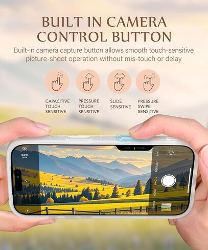 GVIEWIN for iPhone 17 Pro Case Compatible with MagSafe, with Screen Protector [Full Camera Protection] Military-Grade Shockproof Slim Magnetic Marble Phone Case for 17 Pro 6.3", A-Pearlescent/Gold in Kuwait