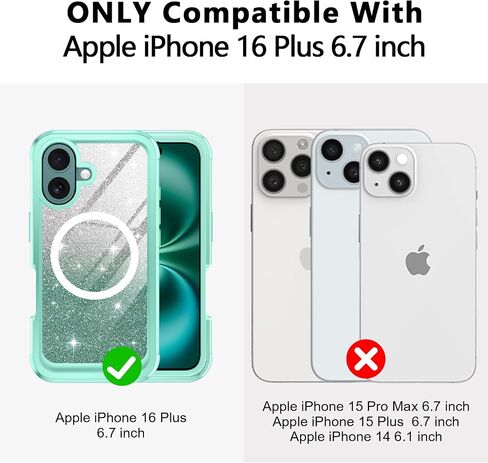 حافظة Hekodonk لهاتف iPhone 17 Pro Max، متوافقة مع Magsafe [واقي شاشة زجاجي مقوى مدمج وحماية عدسة الكاميرا] حافظة حماية كاملة مضادة للصدمات للنساء والفتيات، باللون الوردي بالكامل in Saudi Arabia