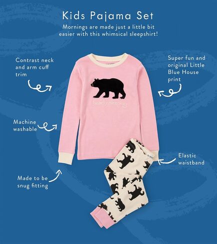 Little Blue House By Hatley Bear Family Pajamas in Kuwait