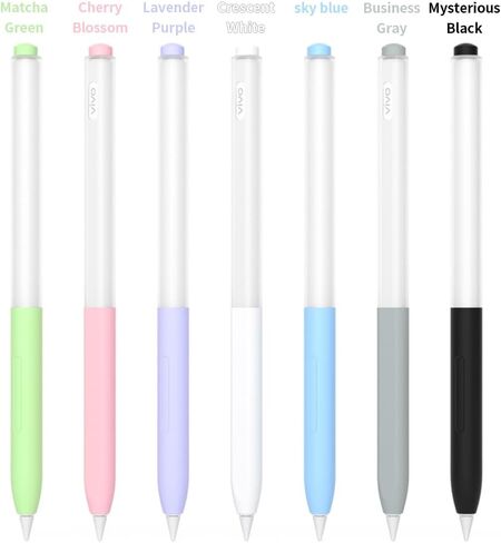 حافظة أقلام دوبامين متوافقة مع Vivo Pencil 2s/iQOO Pencil 2s/iQOO Pencil Air Jelly Sleeve - غلاف TPU متعدد الألوان، مقاس نحيف، حماية من الخدش - أبيض in Kuwait