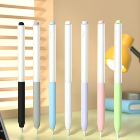 حافظة أقلام دوبامين متوافقة مع Vivo Pencil 2s/iQOO Pencil 2s/iQOO Pencil Air Jelly Sleeve - غلاف TPU متعدد الألوان، مقاس نحيف، حماية من الخدش - أبيض in Kuwait