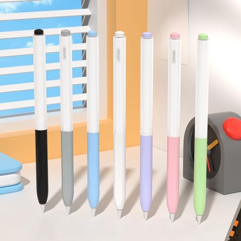 حافظة أقلام دوبامين متوافقة مع Vivo Pencil 2s/iQOO Pencil 2s/iQOO Pencil Air Jelly Sleeve - غلاف TPU متعدد الألوان، مقاس نحيف، حماية من الخدش - أبيض in Kuwait