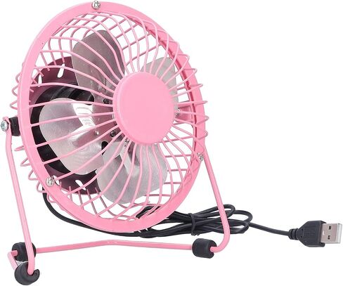 Tyenaza Portable Table Fans, Small Personal Desktop Fan USB Portable Silent Camping Fan for Home Office(Pink) in Saudi Arabia