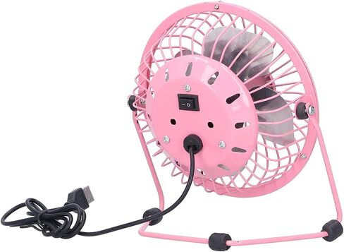 Tyenaza Portable Table Fans, Small Personal Desktop Fan USB Portable Silent Camping Fan for Home Office(Pink) in Saudi Arabia
