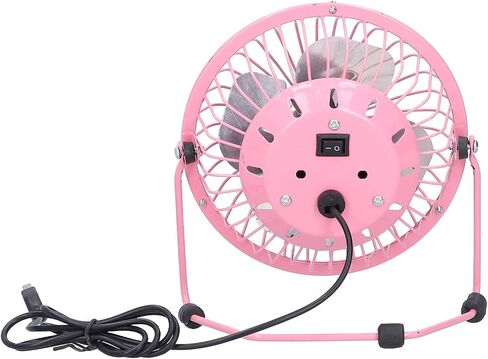 Tyenaza Portable Table Fans, Small Personal Desktop Fan USB Portable Silent Camping Fan for Home Office(Pink) in Saudi Arabia