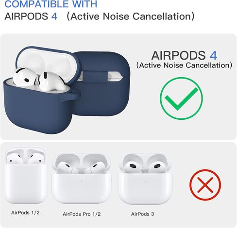 Brujula Case for AirPods Pro 3 Case Silicone Protective Cover Compatible with AirPods Pro 3rd Generation 2025(Orange, AirPods Pro 3) in Saudi Arabia