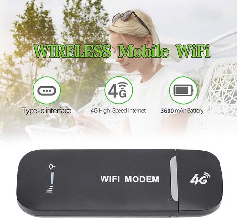 Yoidesu Portable WiFi 4G sim Card Modem, 8 WiFi Users 4G LTE Router with SIM Card Slot, High Speed Portable Travel Hotspot Mini Router USB Modem (White) in Saudi Arabia