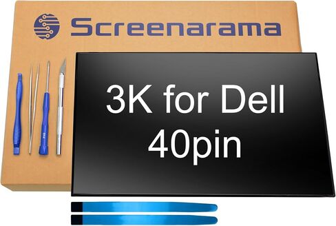 SCREENARAMA New Screen Replacement for Dell Inspiron 16 Plus 7610 7620 P107F (40pin 3K 3072x1920) IPS LCD LED Display with Tools and Tape in Saudi Arabia