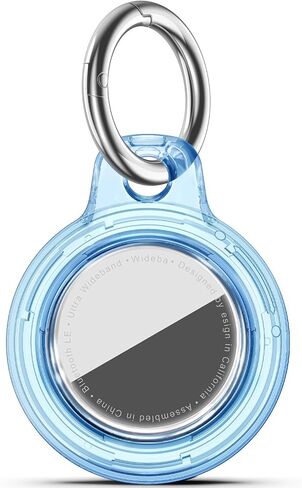 Upgrade Waterproof 4 Pack for Airtags Holder with Apple Air-tag Keychain, Hard PC Air Tag Case Cover Key Chain for Accessories for GPS Item Tracker Case for Kids Bags - Black+Brown+Suntan+DarkGreen in Saudi Arabia