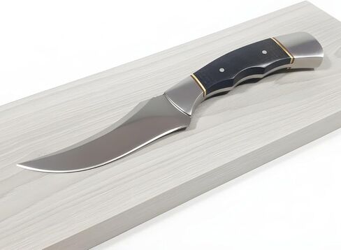 سكين MAZEDAZE Buck Hunting Premium ذو ​​الشفرة الثابتة - سكاكين سلخ متينة بطول 8 بوصات | سكاكين الصيد ذات الحواف الحادة | سكين صيد كامل تانغ مع غمد جلدي فاخر | سكاكين مطاردة بمقبض مريح للصيد والتخييم والمشي لمسافات طويلة in Kuwait