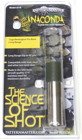 Patternmaster Anaconda Long Range 12 Gauge Hunting Shotgun Accessory Durable 17-4 Stainless Steel Choke Tube | Effective Range Up to 60 Yards in Kuwait